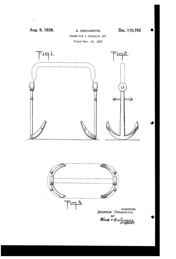 National Silver Deposit Ware Tantalus Design Patent D110795-1