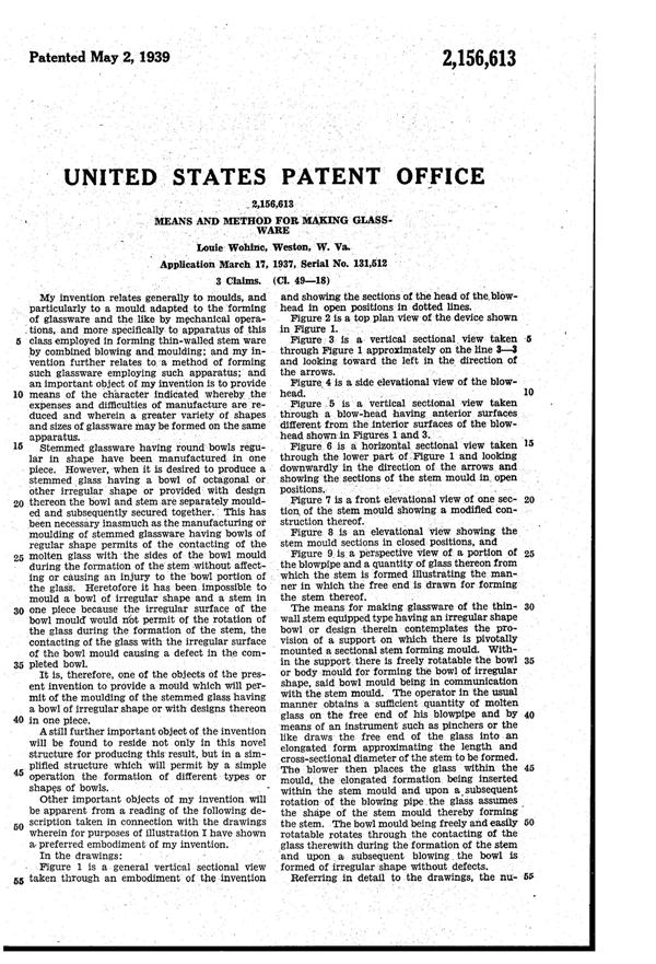 Louie Goblet Patent 2156613-3