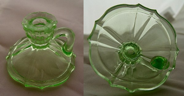 U. S. Glass #   17 Small Candlestick