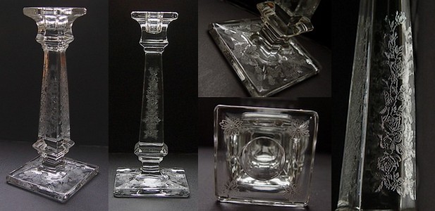 U. S. Glass #   51 Candleholder