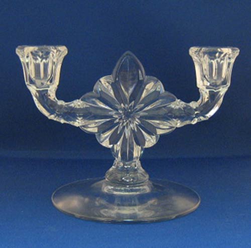 Heisey #1510 "Square on Round" Duo Candleholder