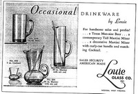 Louie Glass Occasional Drinkware Advertisement