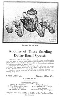 Louie Glass Dollar Retail Special Advertisement
