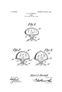 Sloan Brothers Lamp Patent  858251-1