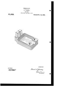 Griffin Choker Ash Tray Ash Tray Design Patent D 61662-1