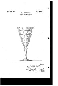 Utility Cambodia Ware Goblet Design Patent D 65992-1