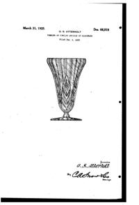 Utility Footed Tumbler Design Patent D 66919-1