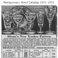 Sloan Bros. New Yorker Pattern Advertisement