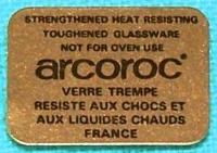 Arcoroc Label
