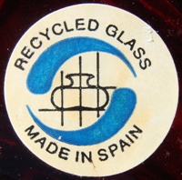 Spain Recycled Glass Label
