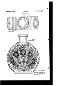 J. T. & A. Hamilton Decanter Design Patent D125638-1