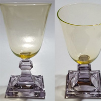 Pukeberg Bi-Color Water Goblet