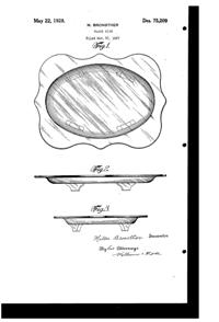 Anchor Manufacturing Footed Bowl Design Patent D 75209-1