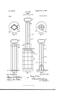 Fox Mold Patent  619554-2