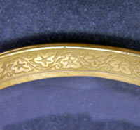 Unknown Gold Encrusted Border Etch