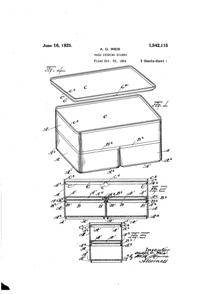 Weis Refrigerator Dish Patent 1542115-1