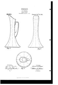 Frazier Pitcher Design Patent D 48351-1