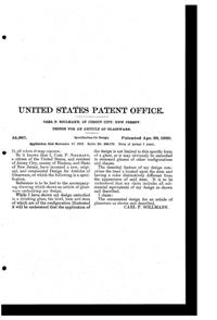 Sollmann Stemware Design Patent D 54967-2