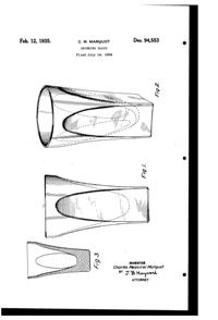 Marquot Tumbler Design Patent D 94553-1