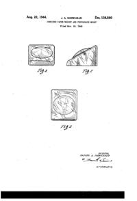 Sinclair Combination Paperweight & Picture Frame Design Patent D138560-1