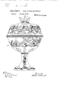 Belmont Covered Compote Design Patent D  3972-1