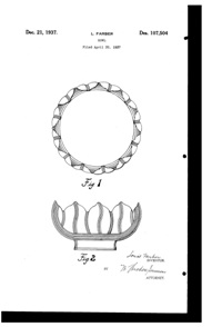 Farber Bowl Design Patent D107504-1
