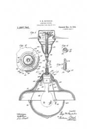 Beardslee Chandelier Light Fixture Patent 1297781-1