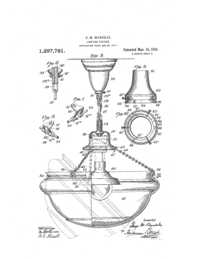 Beardslee Chandelier Light Fixture Patent 1297781-2