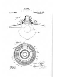 Beardslee Chandelier Light Fixture Patent 1419920-1