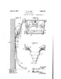 Beardslee Chandelier Light Fixture Patent 1864145-2
