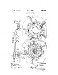 Beardslee Chandelier Light Fixture Patent 1870642-3