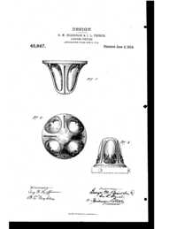 Beardslee Chandelier Light Fixture Design Patent D 45847-1
