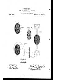 Beardslee Chandelier Light Fixture Design Patent D 46939-1