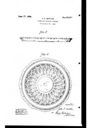 Beardslee Chandelier Light Fixture Plate Design Patent D 64917-1