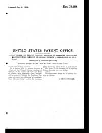 Beardslee Chandelier Light Fixture Design Patent D 70499-2