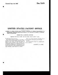 Beardslee Chandelier Light Fixture Design Patent D 79478-2