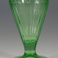Unknown Ribbed Soda Fountain Glass
