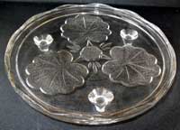 Unknown Water Lily Pad Cake Plate