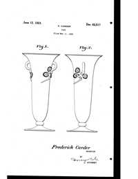 Steuben Vase Design Patent 62520-1