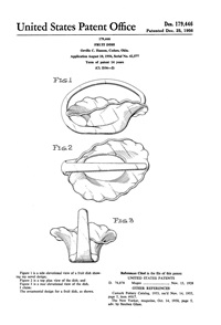 Hamon Fruit Dish Design Patent D179446-1