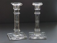 Paden City # 113 or New Martinsville #12 Colonial Candlesticks