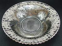 Silver City Unknown Overlay on Heisey Ridgeleigh Bowl