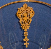 Imperial Rose Point Medallion Etch