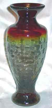 Cambridge Block Optic Rubina Vase
