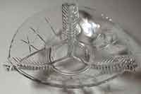 Duncan & Miller # 117 Three Feather Bowl with Prelude Cutting