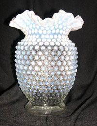 Fenton #3848 French Opalescent Hobnail Vase