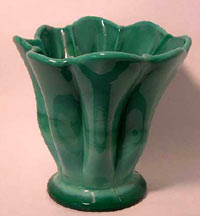 Fenton # 847 Mongolian Green Vase