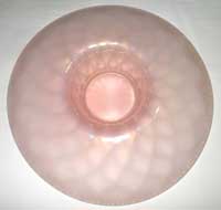 Fenton #1502 Diamond Quilted Bowl in Velva Rose