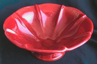 Fenton # 847 Flared Bowl in Mandarin Red