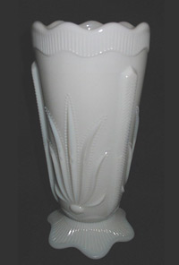 Fenton #3457 Cactus Vase in Milk Glass